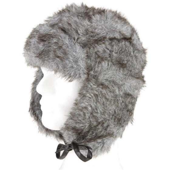 LIFE LINE Full Fur Siberian Cap, grey