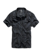 BRANDIT Roadstar Shirt 1/2 Arm, black-blue