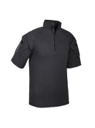 Tru-Spec 1/4 Zip Combat Shirt Kurzarm, schwarz