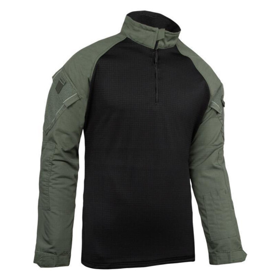 Tru-Spec Combat Shirt Cold Weather 1/4 Zip, oliv
