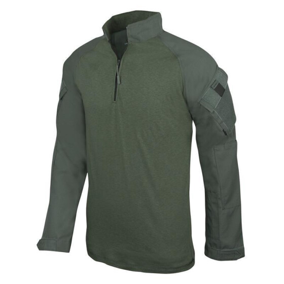 Tru-Spec Combat Shirt 1/4 Zip, oliv