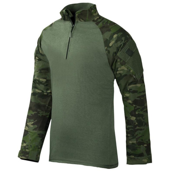 Tru-Spec Combat Shirt 1/4 Zip, multicam tropic