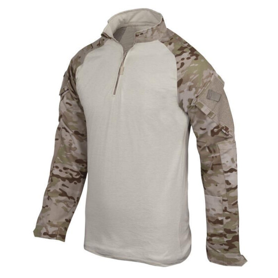 Tru-Spec Combat Shirt 1/4 Zip, multicam arid