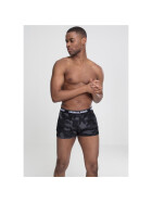 Urban Classics 2-Pack Camo Boxer Shorts, dark camo