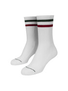 Urban Classics 3-Tone College Socks 2 Pack, white/green/red
