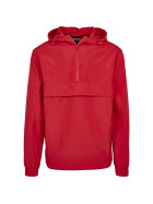 Urban Classics Basic Pull Over Jacket, fire red