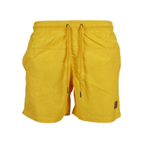 Urban Classics Block Swim Shorts, chrome yellow
