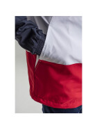 Urban Classics Color Block Pull Over Jacket, navy/fire red/white