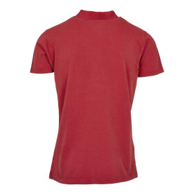 Urban Classics Garment Dye Pique Poloshirt, red