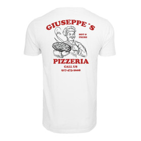 Mister Tee Giuseppes Pizzeria Tee, white
