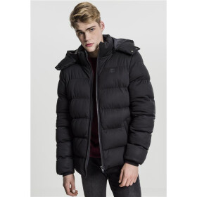 Urban Classics Hooded Boxy Puffer Jacket, black