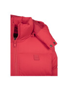 Urban Classics Hooded Boxy Puffer Jacket, fire red