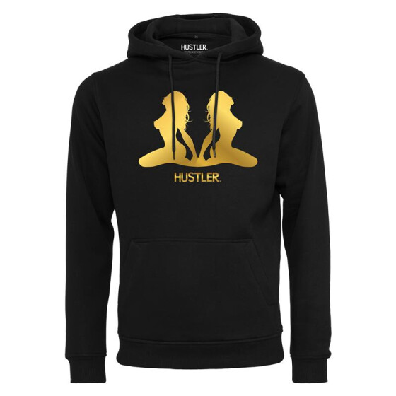 Merchcode Hustler Gold Hoody, black
