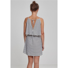 Urban Classics Ladies 2-Layer Spaghetti Dress, offwhite/blk