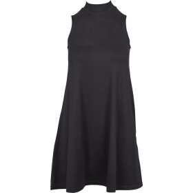 Urban Classics Ladies A-Line Turtleneck Dress, black