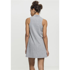 Urban Classics Ladies A-Line Turtleneck Dress, grey