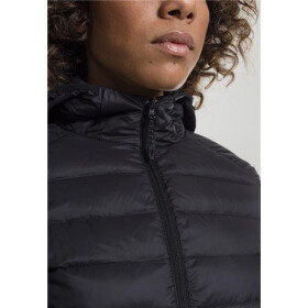 Urban Classics Ladies Basic Hooded Down Jacket, black