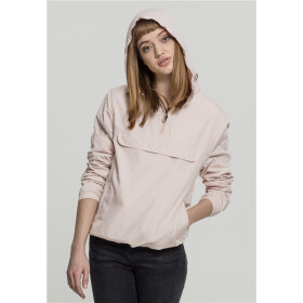 Urban Classics Ladies Basic Pull Over Jacket, light pink