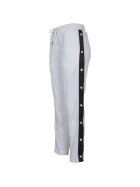 Urban Classics Ladies Button Up Track Pants, wht/blk/wht