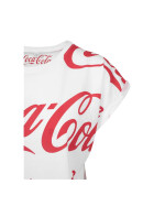 Merchcode Ladies Coca Cola AOP Tee, white