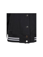 Urban Classics Ladies College Sweat Jacket, blk/blk