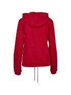 Urban Classics Ladies Color Block Sweat Pull Over Hoody, firered/navy/white