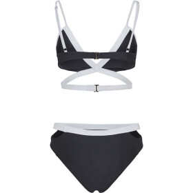 Urban Classics Ladies Contrast Bikini, black/white