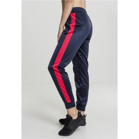 Urban Classics Ladies Cuff Track Pants, navy/fire red
