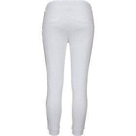 Urban Classics Ladies Interlock Jogpants, white/black