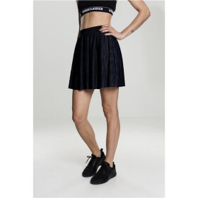 Urban Classics Ladies Jersey Pleated Mini Skirt, black