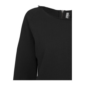 Urban Classics Ladies Long Sleeve Terry Jumpsuit, black