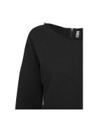 Urban Classics Ladies Long Sleeve Terry Jumpsuit, black