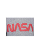 Mister Tee Ladies NASA Worm Logo Hoody, h.grey