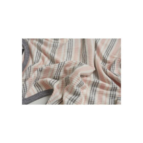 Urban Classics Ladies Rib Stripe Cropped Top, pink/white/grey