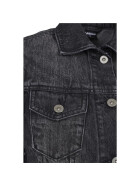 Urban Classics Ladies Short Denim Jacket, black washed