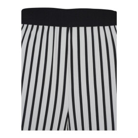 Urban Classics Ladies Stripe Pleated Culotte, white/black