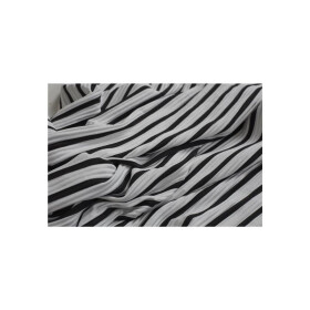 Urban Classics Ladies Stripe Pleated Culotte, white/black