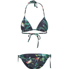 Urban Classics Ladies Tropical Bikini, leaf