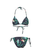 Urban Classics Ladies Tropical Bikini, leaf