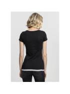 Urban Classics Ladies Two-Colored T-Shirt, blk/gry