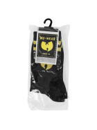 Wu-Wear Logo Socks, blk/yellow