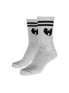 Wu-Wear Logo Socks, h.grey/blk