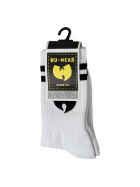 Wu-Wear Logo Socks, wht/blk