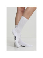 Urban Classics Logo Sport Socks 3-Pack, white