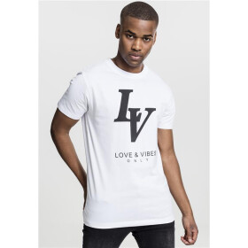 Mister Tee Love Vibes Only Tee, white