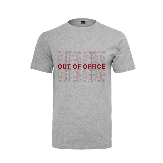 Mister Tee Out Of Office Tee, heather grey