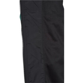 Urban Classics Striped Nylon Jacket, black/firered/green
