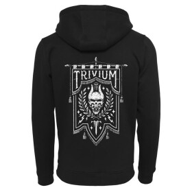 Merchcode Trivium Oni Banner Zip Hoody, black