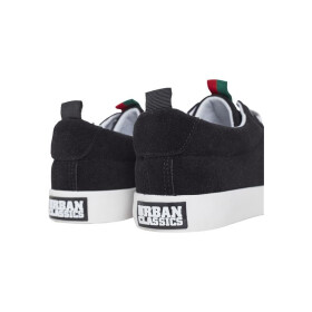 Urban Classics Velour Sneaker, blk/stripes