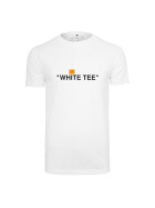 Turn Up WHITE TEE, white